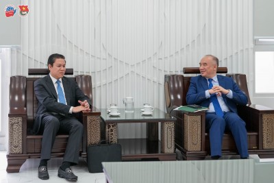 Phó Giám đốc Nguyễn Mạnh Đông tiếp Phó Quốc vụ khanh Bộ Ngoại giao và Hợp tác Quốc tế Cam-pu-chia